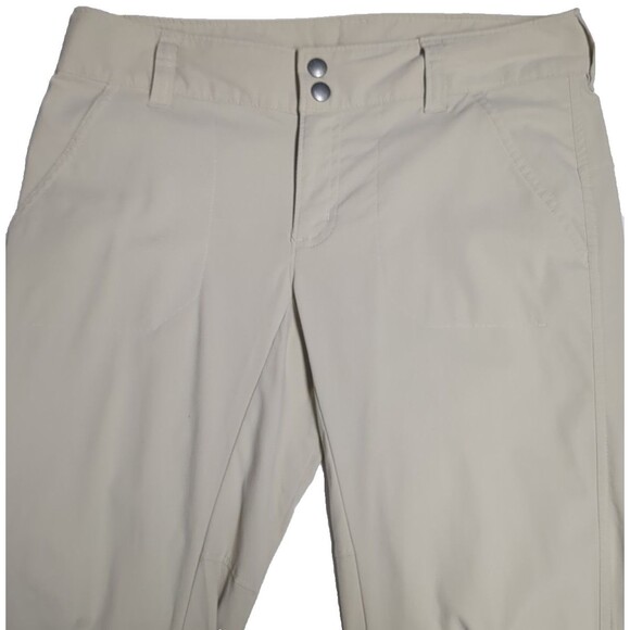 Columbia Trail Pants Wm 6 Omni-Shield Advanced Repellency Outdoors Active Beige - Picture 6 of 13